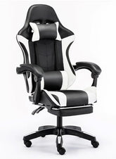 Huitich black and blue office gaming chair with ergonomic design and padded armrests